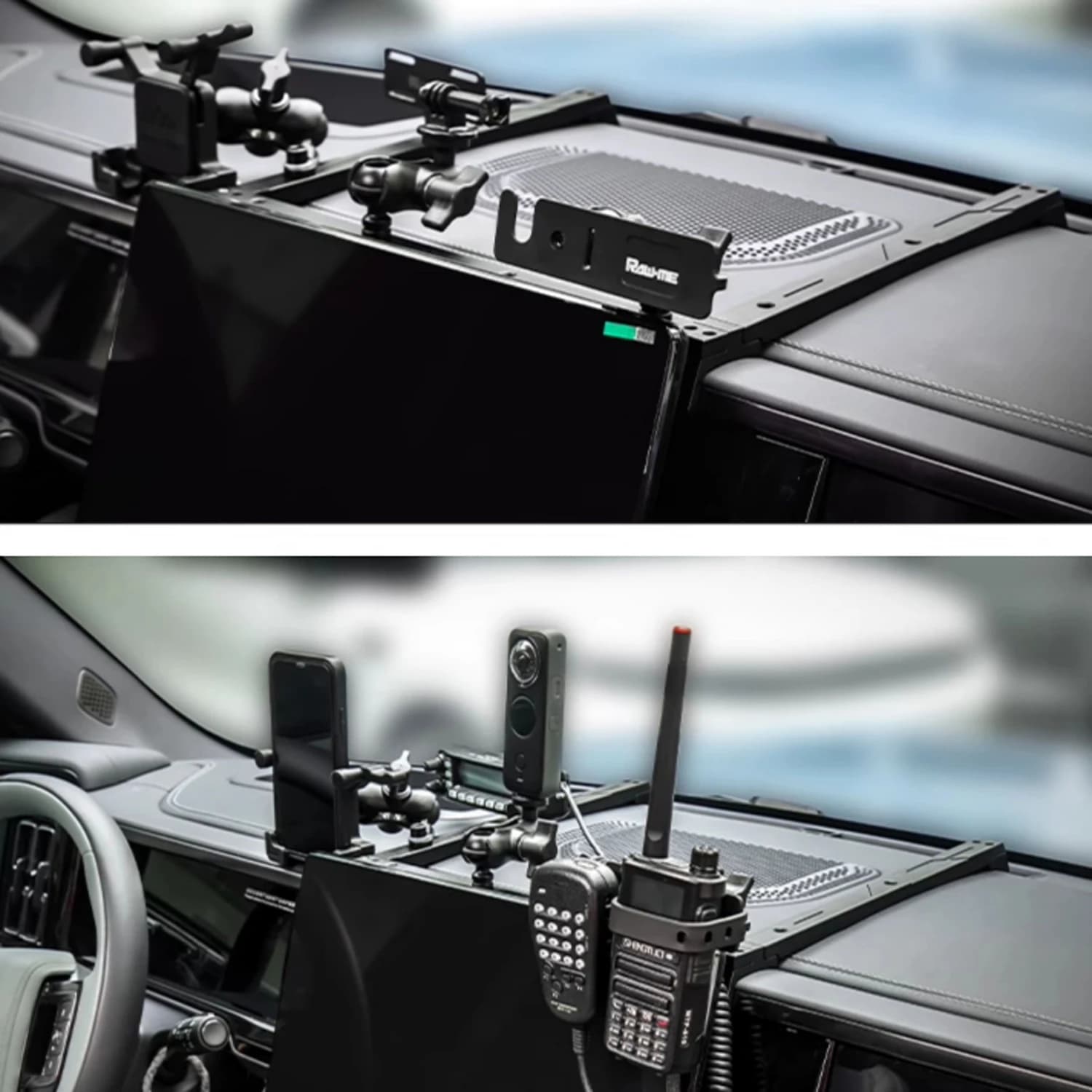 Supporto Radio Walkie-Talkie per BYD Fang Cheng Bao Leopard 5 Denza B5 2023 2024 2025, Montaggio Digitale per Dispositivi Offroad su Cruscotto