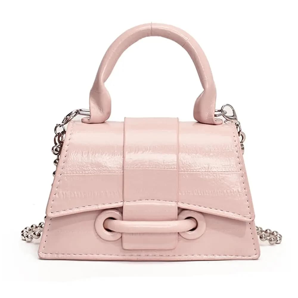Borsa a Tracolla Piccola e Carina, Pochette Trendy, Borsa con Manico Superiore per Cerimonie e Matrimoni