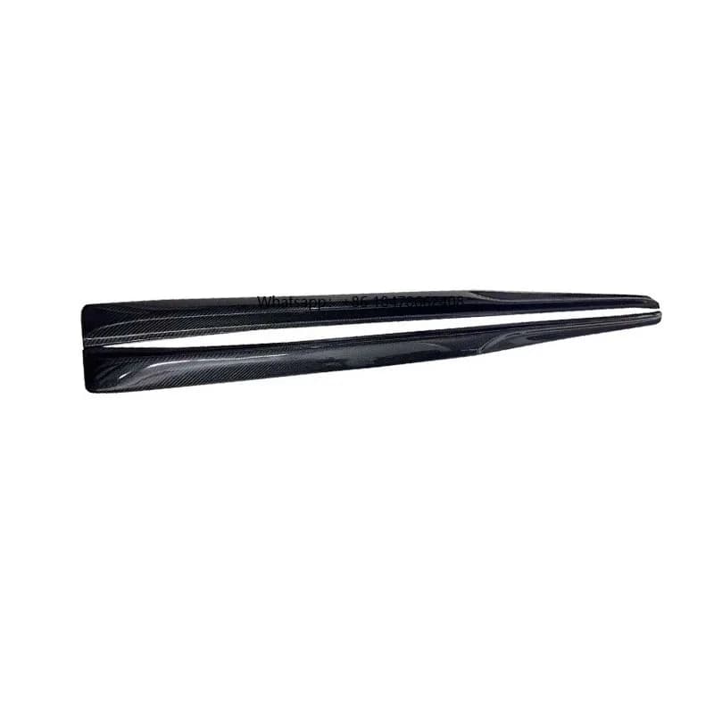 Accessori Auto in Fibra di Carbonio: Set Minigonne Laterali Decorative Modello OE, Spoiler Laterale in Fibra di Carbonio