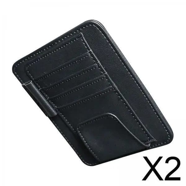 Clip per biglietti in pelle PU Organizzatore per visiera parasole per auto Supporto multitasche per accessori Byd Atto 3