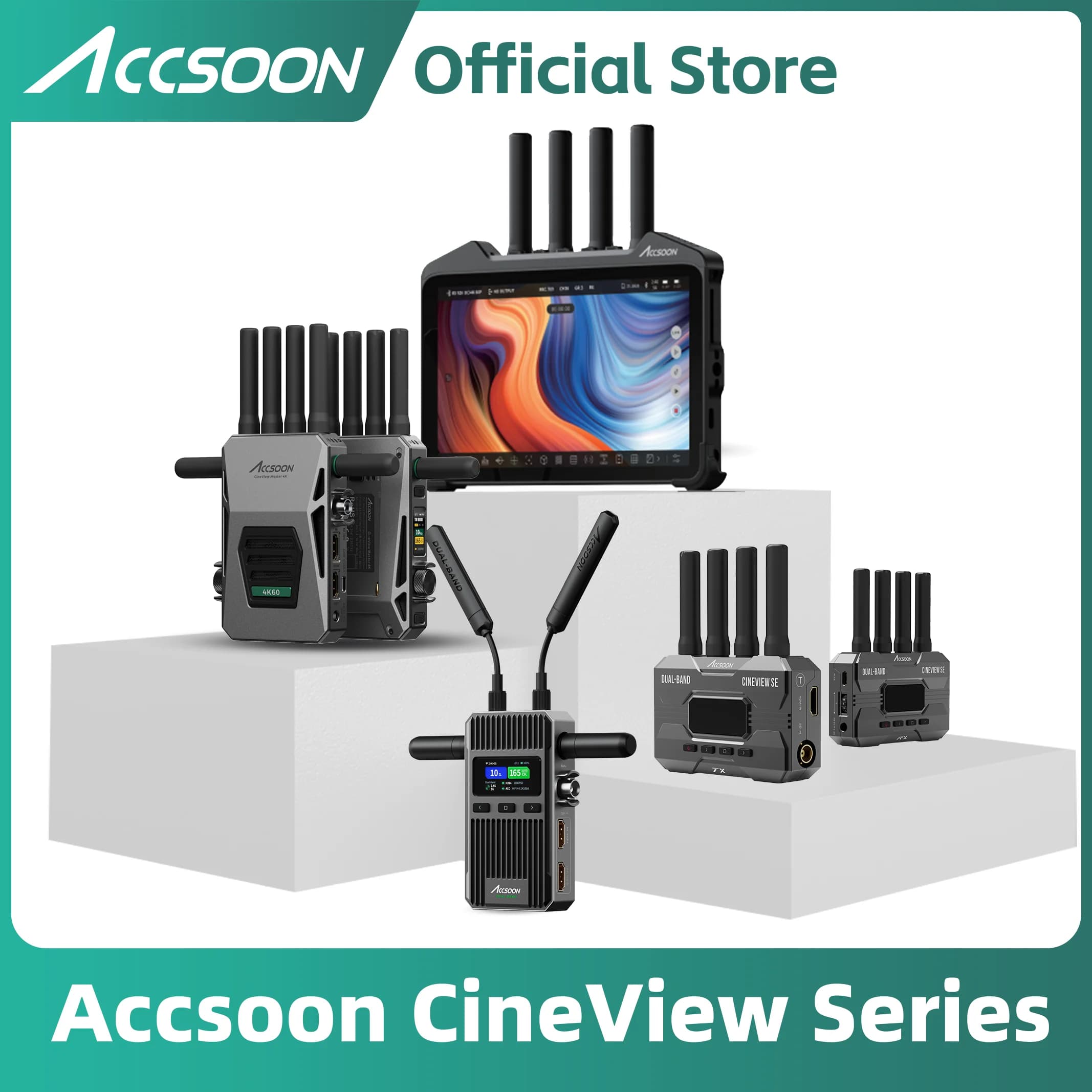 Accsoon CineView M7 / M7 Pro / CineView Master4K / CineView HE/ Wireless Transmitter Receiver 1080P 4K