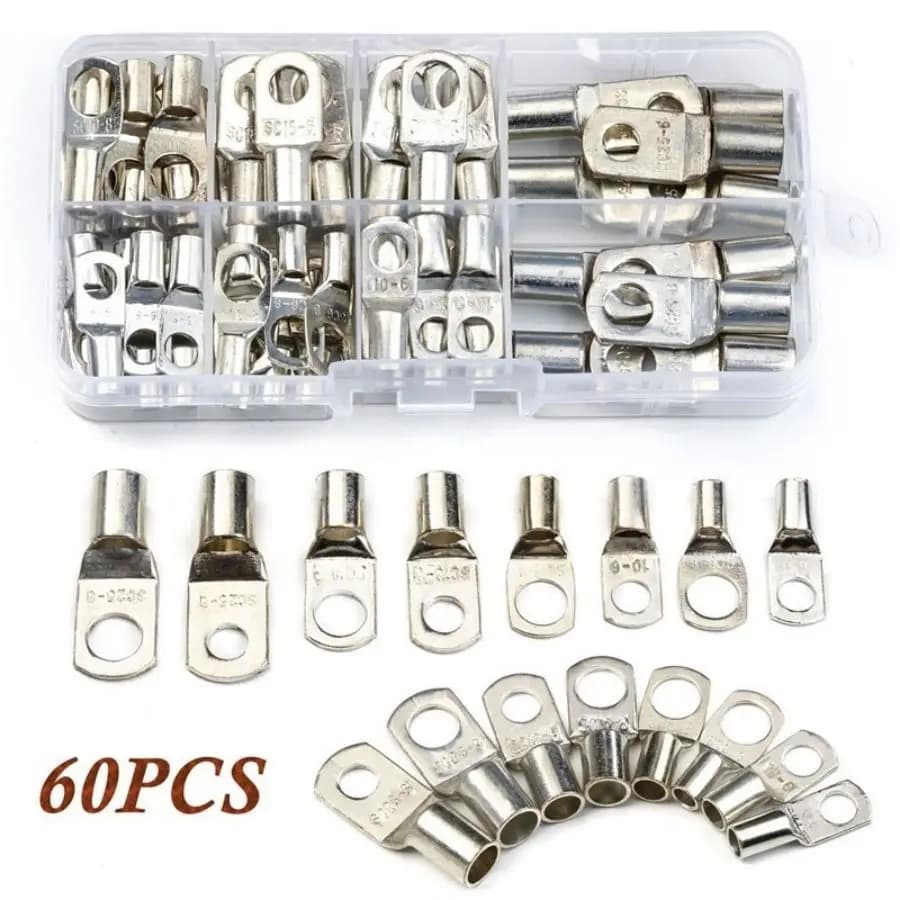 Terminal for bare cable with tinned copper cap SC from 60 pieces