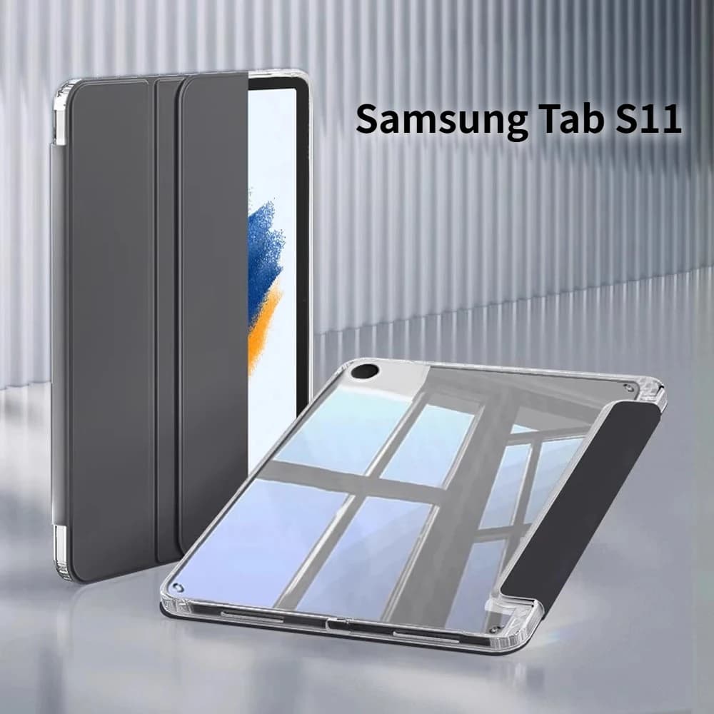Custodia in pelle per tablet per Samsung Tab S11 S7 S8 S9 11 FE 10.9 Plus S10 Custodia da 12,4 pollici Custodia magnetica Smart Cover Portapenne Funda