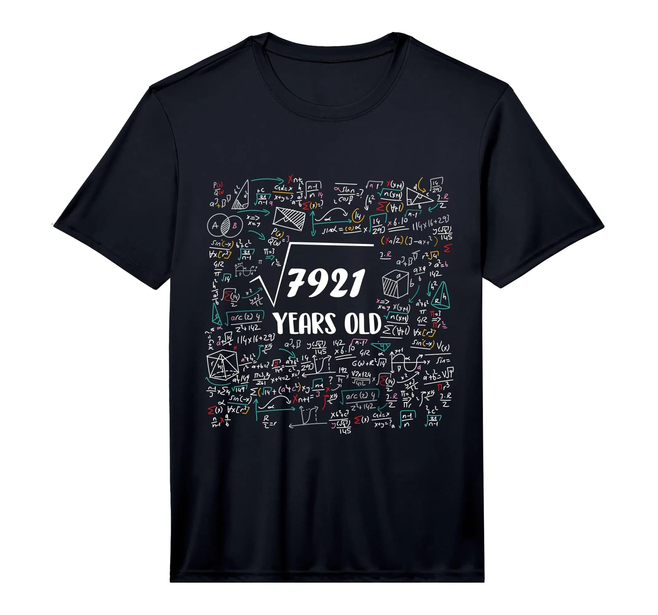 Mens Square Root of 7921 Bday Math 89th Birthday 89 Years Old Performance T-Shirt