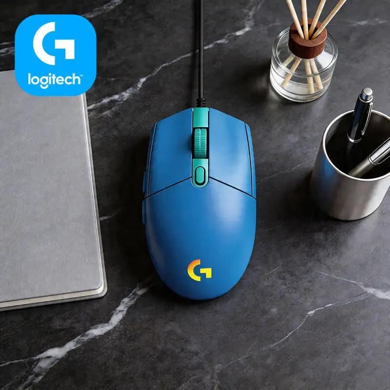 Logitech G102 Prodigy Gaming Mouse, 1000Hz Polling Rate, Lightweight Build, RGB Lighting for RTS Games