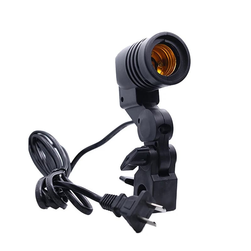 Lamp with AC E27 Single Head Lamp Wallet Photography Bulb for photos with 1.8 m cable