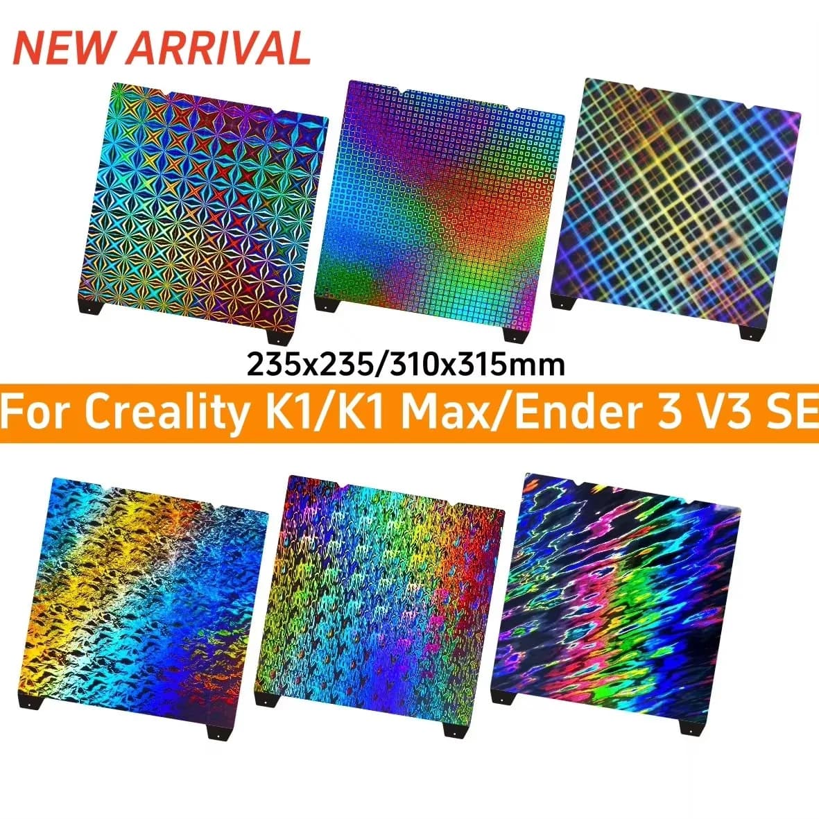 2024 New Creality K1 Max Construction Plate K1C Bed Creality K1 Construction Plate PEO PEI Copriletto 235x235 310x315 Ender 3 S1 Ender 3 V3 If Bed