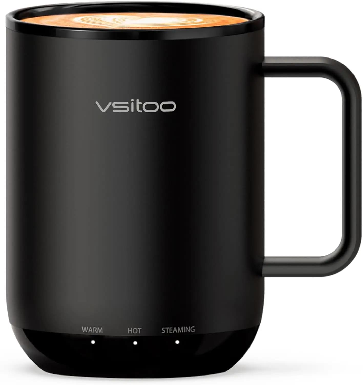 Tazza da Caffè Riscaldata con Controllo Intelligente della Temperatura, App e Sensore Automatico, Ideale per Casa, Ufficio e Regali