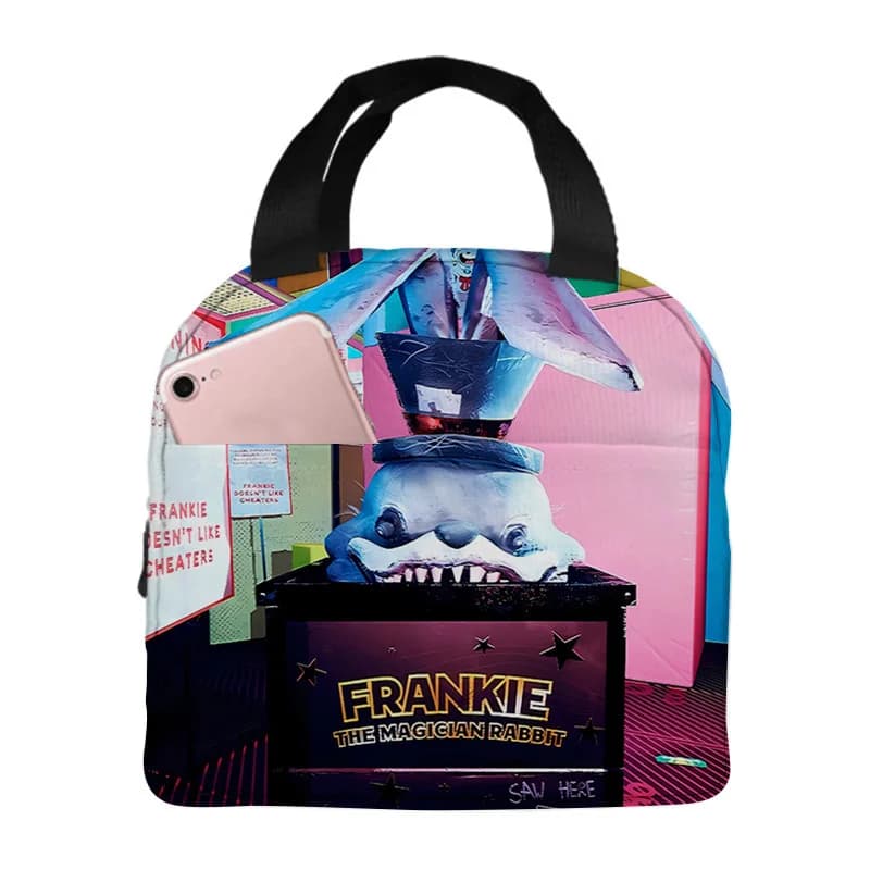 Creative Finding Frankie Borsa termica per il pranzo degli studenti, borsa termica per il pranzo con stampa 3D, borse portatili isolate, borse termiche