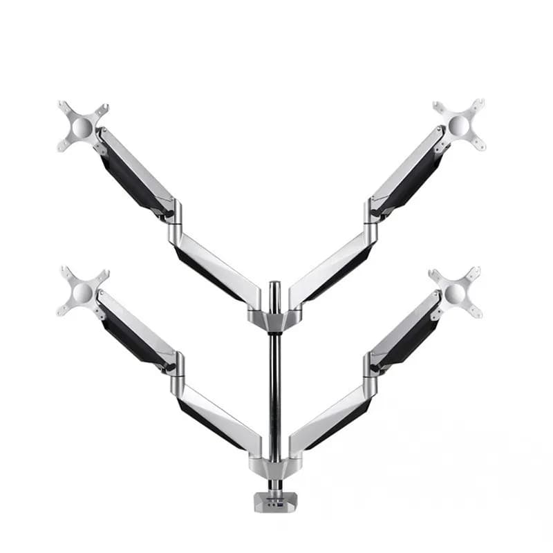 High-End Full Motion Quad Screen Monitor Holder Rotating Screen Desktop Computer Mount Monitor Arms monitor stands holder