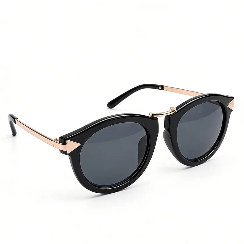 Sunglasses European and American Fashion Sunglasses Personalized Cat Eye with Arrow Sunshade Large Frame Glasses