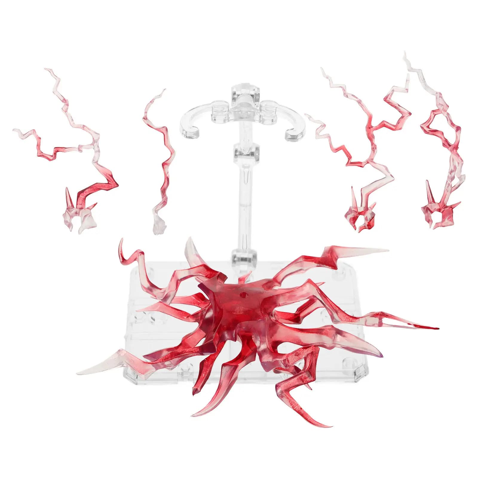 Set di Supporti Regolabili per Action Figure, Espositore Stabile in Plastica, Supporto da Tavolo per Figure con Effetti