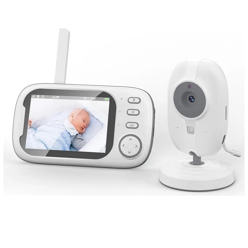 New 3.5'' Video Baby Monitor Night Vision Security Cam 2.4G Mother Kid 2 Way Audio Talk Video Surveillance Cam With Temperature