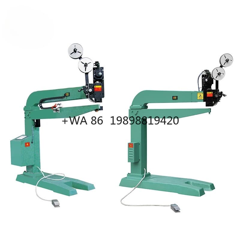 Cucitrice per cartone manuale con spinta automatica per chiodatrice laterale per scatola di cartone ondulata