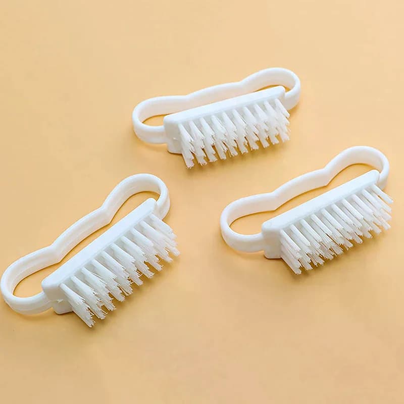 1Pcs Horn Nail Brushes Nail Art Manicure Pedicure Soft Remove Dust Powder Cleaning Brush Tools Transparent Horn Brushes