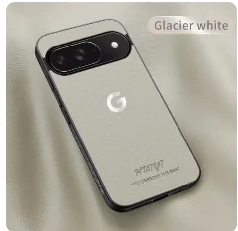 Custodia magnetica in pelle di lusso per Google Pixel 9 Pro XL 8 8A 8Pro con supporto magnetico per auto, ricarica wireless e cover sottile in silicone per telefono