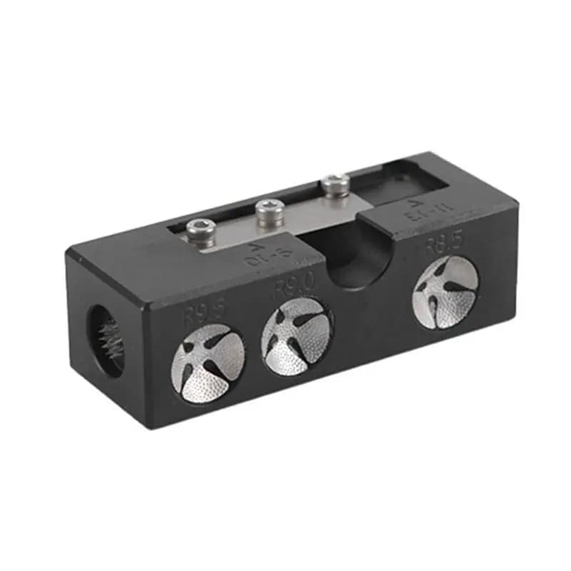 AEF6 - Strumento per la Riparazione della Punta della Stecca da Biliardo, Smerigliatrice per la Punta della Stecca, Strumento di Manutenzione, Modellatore per la Punta della Stecca, Accessori per Biliardo (Nero)