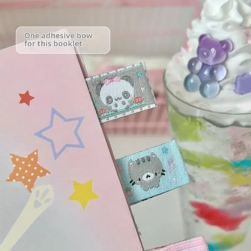 New Label Index Sticker Embroidery Self Adhesive DIY Sticker Material Pack Label Diary Album Decorative Stationery Stickers