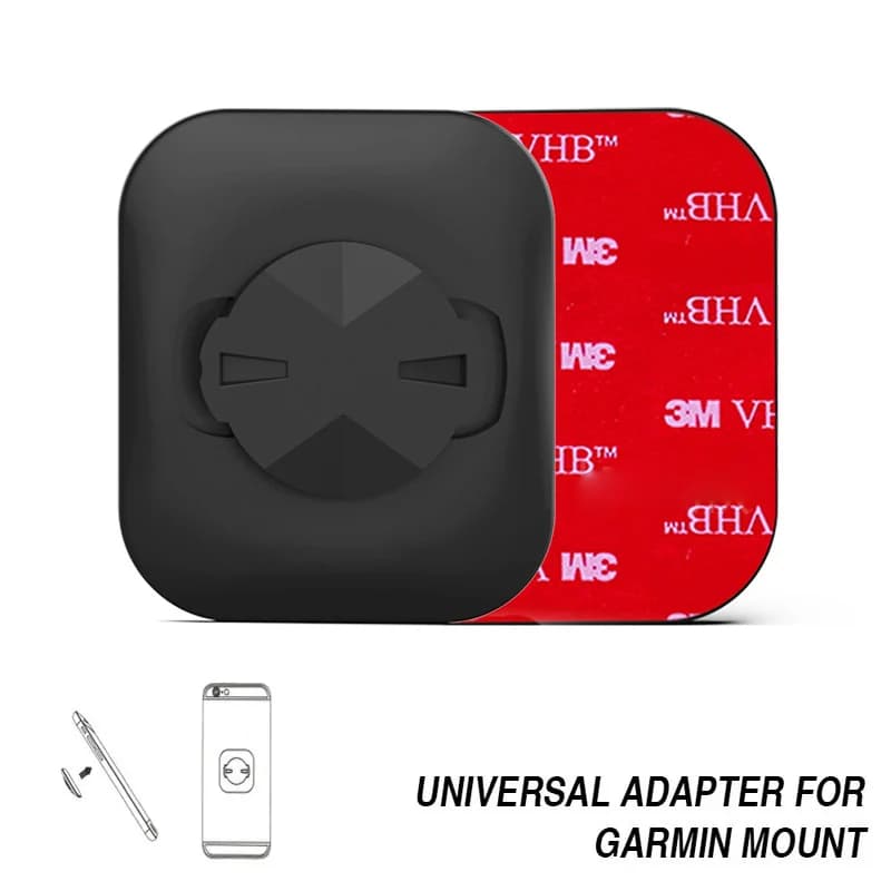 Adesivo patch posteriore staffa per computer da bicicletta per Garmin Bike telefono cellulare computer GPS staffa di montaggio tachimetro parti di ciclismo