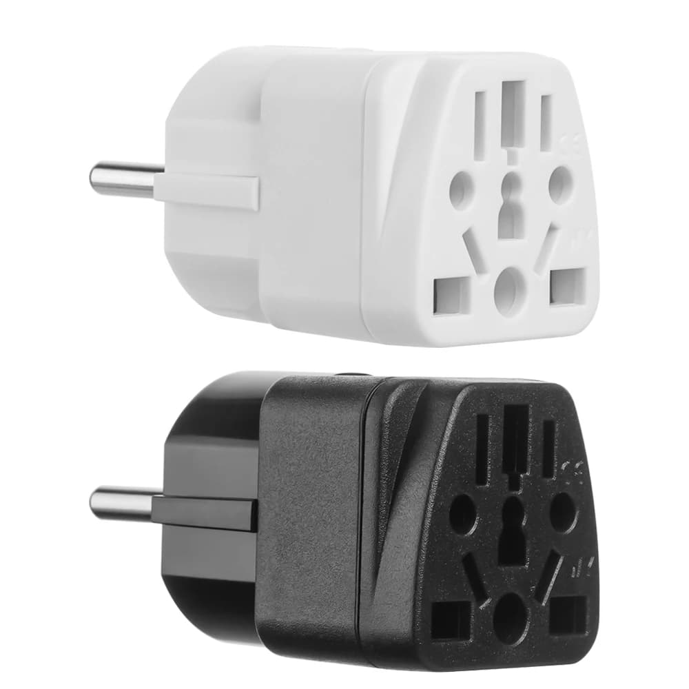 Adattatore di alimentazione universale da viaggio con spina europea AC 250V 50Hz