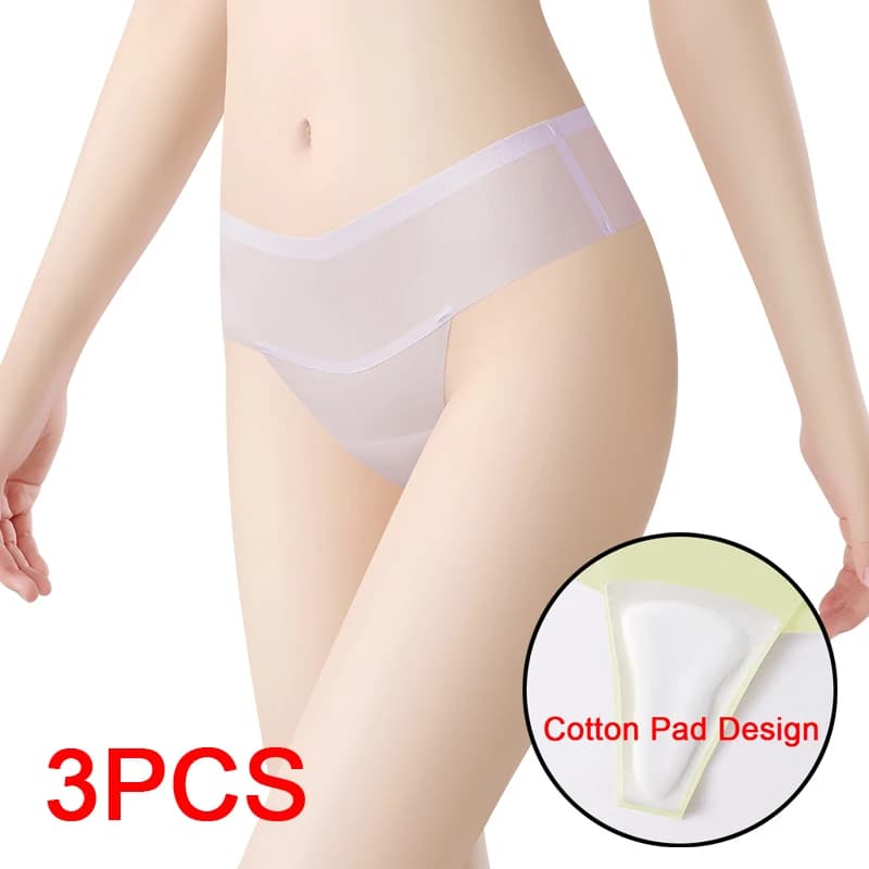 Slip da donna Sport Yoga Mutandine senza cuciture per donna Micro intimo Lady Tappetino in cotone G-String Mutandine triangolari Set Confezione sexy