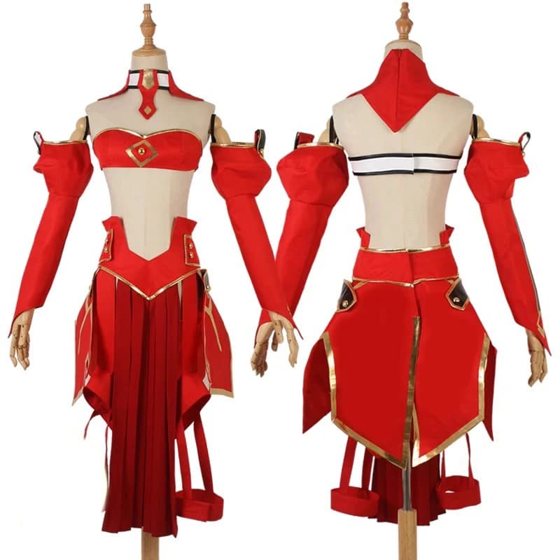 Fulujiacos Fate Grand Order Astolfo Cosplay Dress Fate Apocrypha Saber of Red Mordred Cosplay Costume