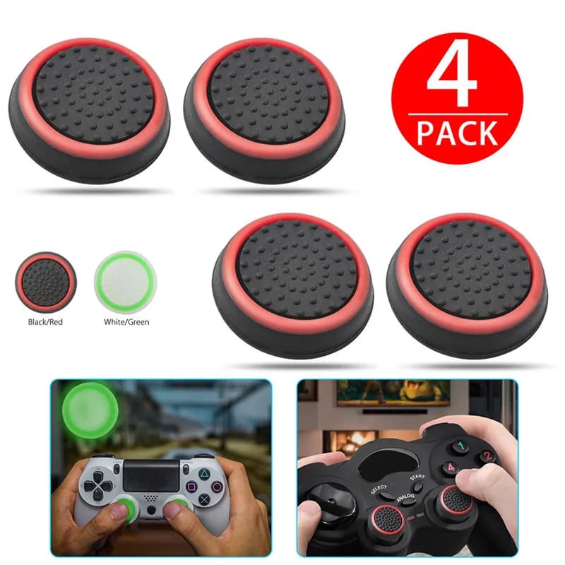 4 pezzi di accessori per giochi controller Thumb Stick Grip Joystick Cap per PS3 PS4 XBOX