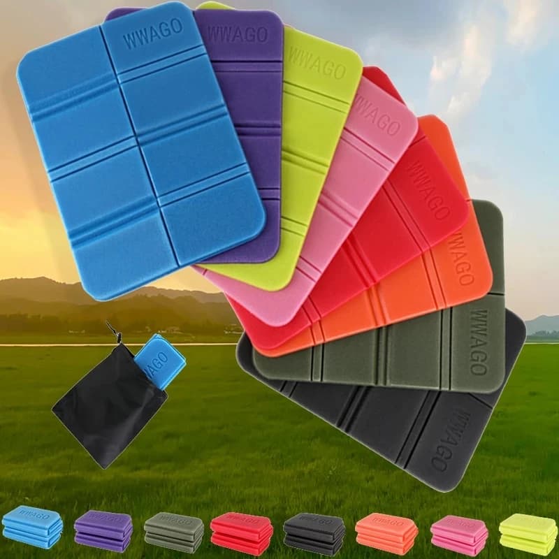 Outdoor Foldable Camping Mat Foldable EVA Moistureproof Waterproof Beach Chair Pillow Picnic Ultralight Mats