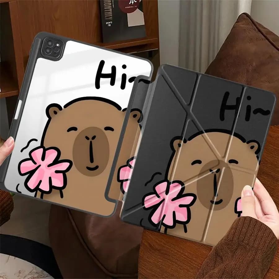 Case for Tablet iPad Air 4 5 M3 M2 1 2 M4 11 inch Mini 6 7 Pro 2025 11a 10a 9a 7a 12.9 inch with Support and Design Cartoon