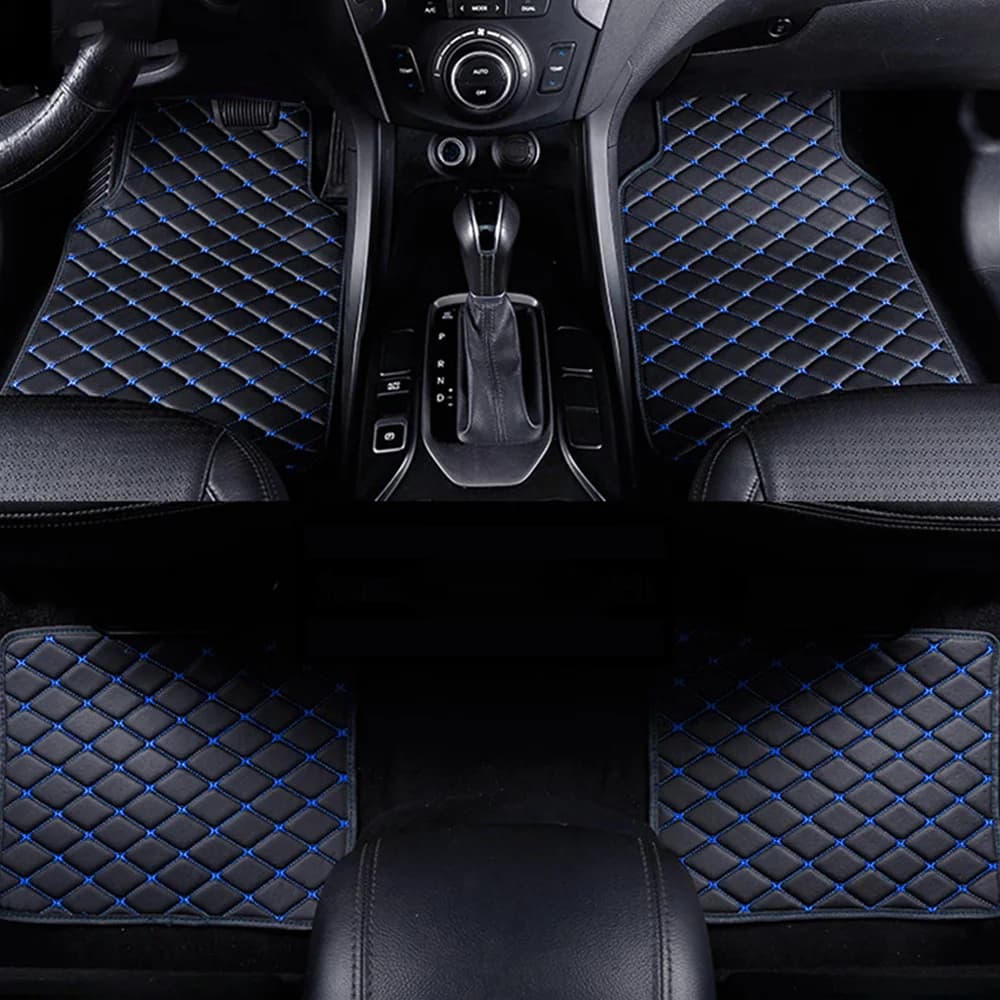 Universal Size Artificial Leather Car Floor Mats for HYUNDAI Tucson Santa FE I30 I40 Veloster Creta Elantra Car Accessories