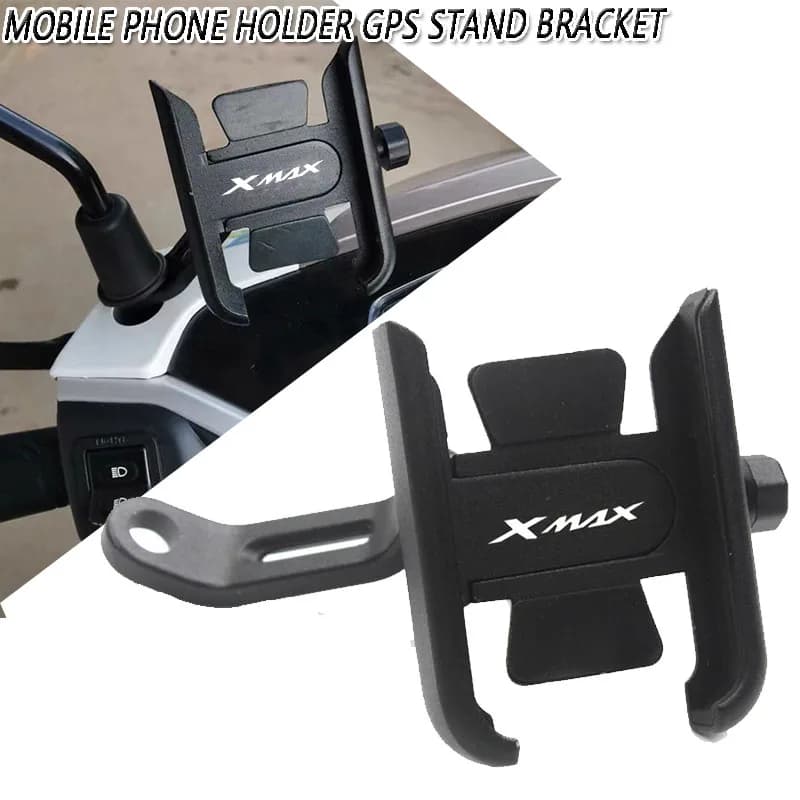 Misura Per XMAX 300 400 250 125 XMAX300 XMAX400 XMAX250 XMAX125 Moto Manubrio Supporto Del Telefono Mobile GPS Del Basamento Della Staffa