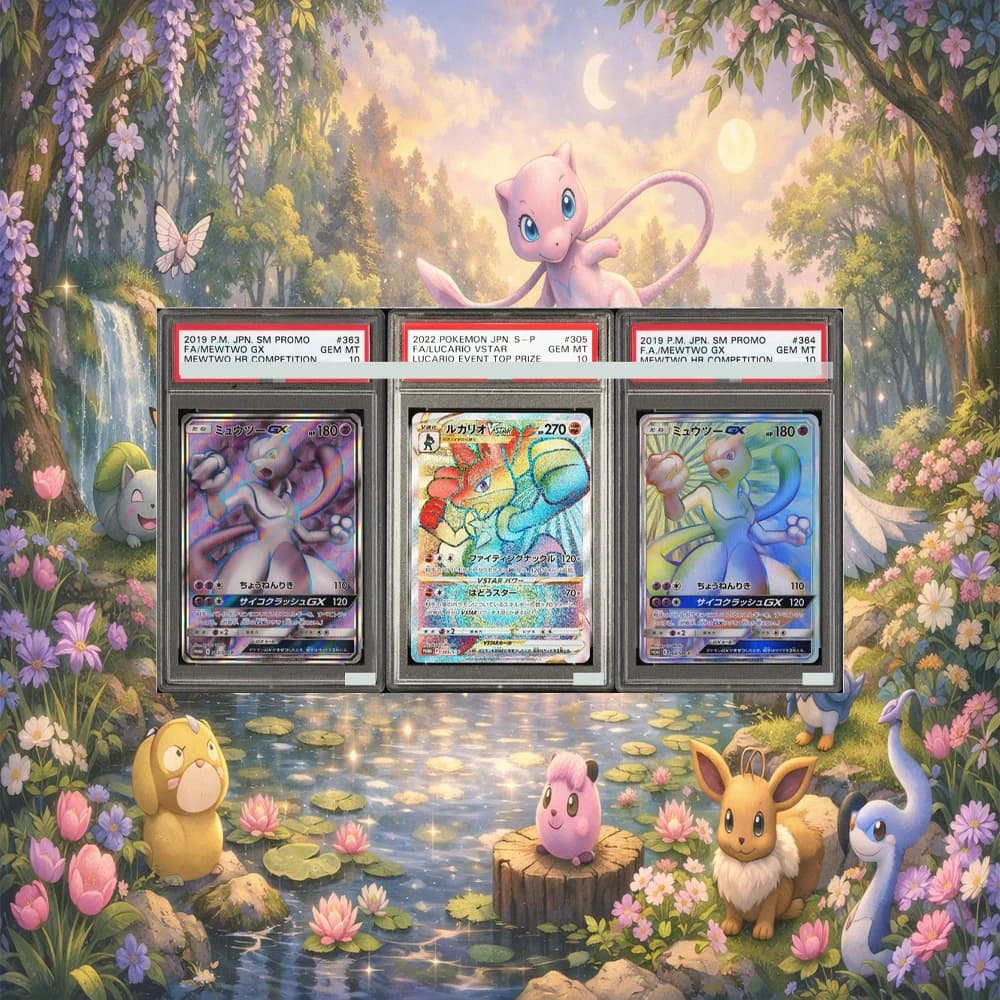 2019 Mewtwo GX HR Competition Winner Promo 363/SM-P Card DIY Proxy PTCG Garaded Collection Card Japanese GEM MT10 Regali per Bambini