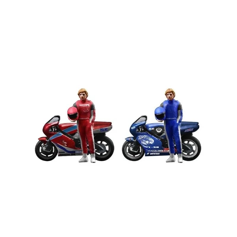 Modellino in Resina di Moto da Corsa Honda Scala 1:64