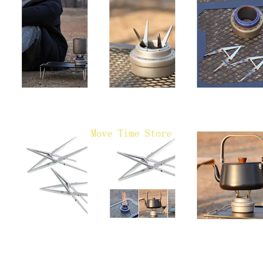 92ME Staffe leggere per fornello alcool Portatili portatili resistenti calore per fornello alcool
