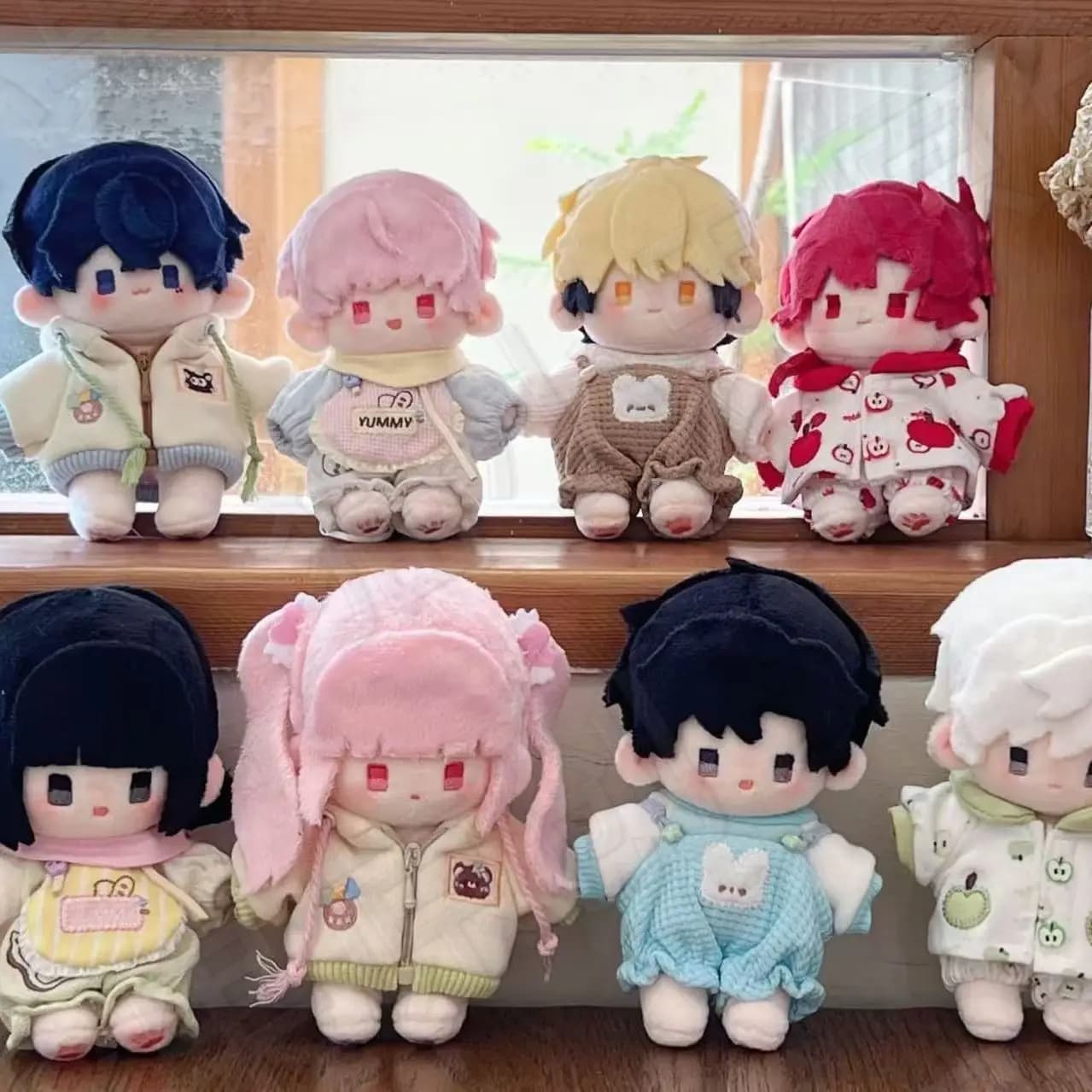 10CM Anime Link Fare clic sulla figura di peluche Charles Cosplay Simpatico corpo farcito Peluche Portachiavi Accessori pendenti Prop Ventole Regalo