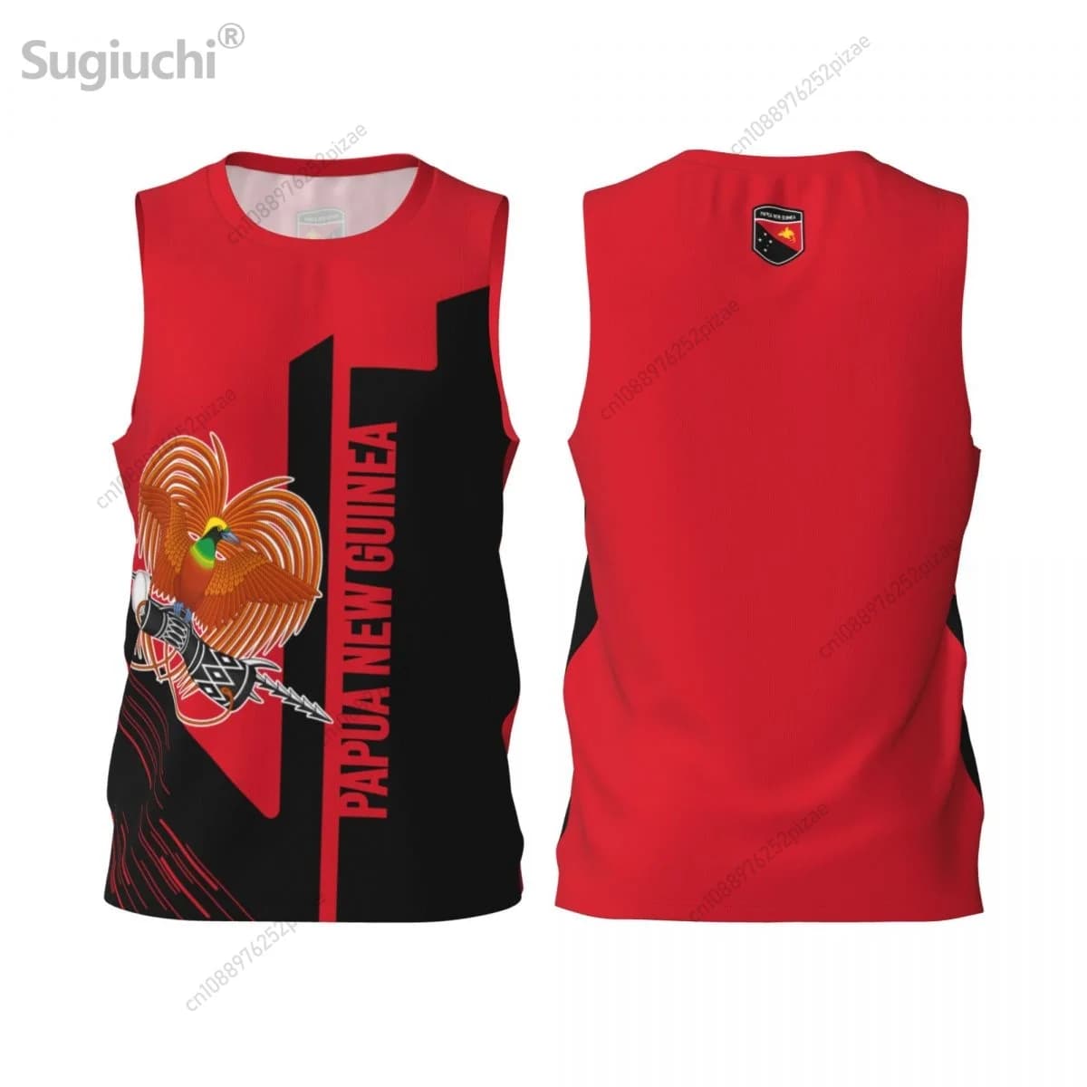 Magliette sportive con nome e numero personalizzati, bandiera 3D della Papua Nuova Guinea, abbigliamento uomo traspirante per basket, corsa, fitness.