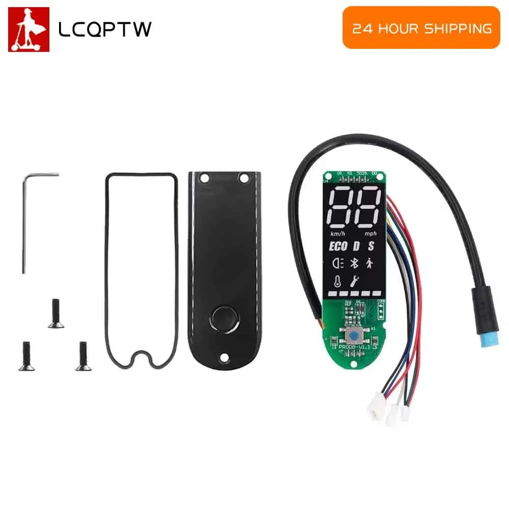 Scheda Circuito Dashboard per Monopattino Elettrico Ninebot MAX G30 con Display e Copertura Schermo - Accessori