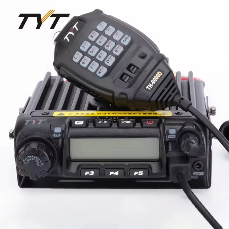 Autoradio per stazione mobile con display a LED a grande schermo, radio walkie-talkie per auto ad alta potenza da 60 W, radio TYT TH9000D