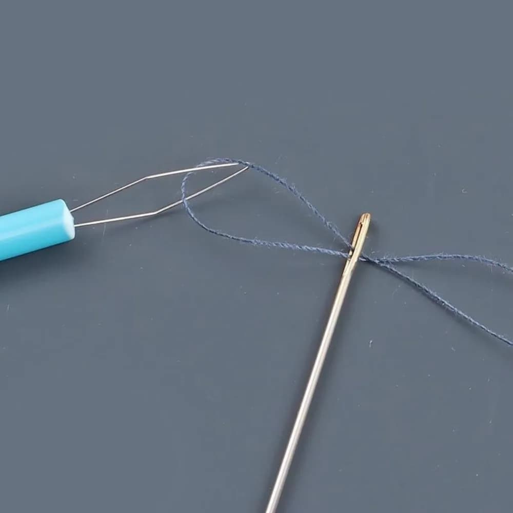 10 pezzi ricamo infila aghi ricamo punto croce accessori per cucire cucito a mano strumenti speciali manico lungo