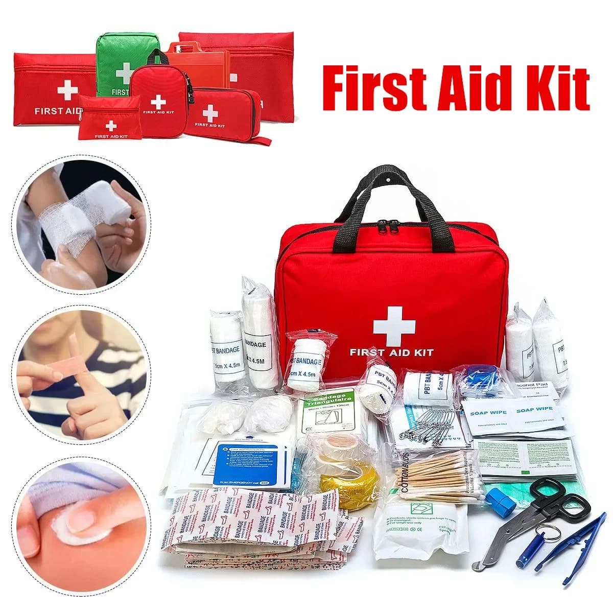 Vari tipi Kit di pronto soccorso tattico In auto accessori militari Kit di sopravvivenza attrezzature da campeggio borsa medica autodifesa