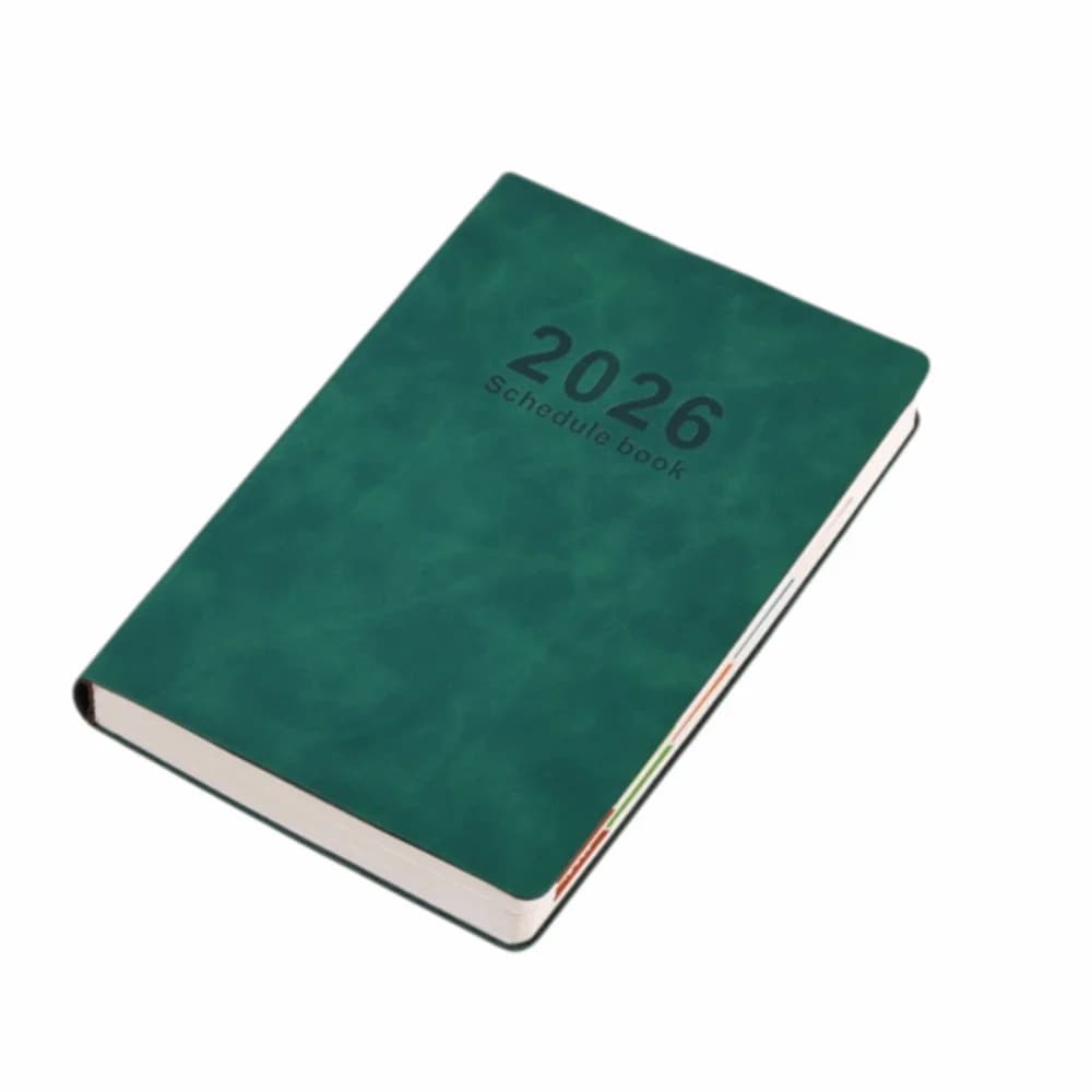 Agenda Planner 2026 in Inglese, Blocco Note per 12 Mesi, Resistente all'Usura, 365 Giorni, Taccuino Efficiente, Semplice e Portatile, Lista delle Cose da Fare