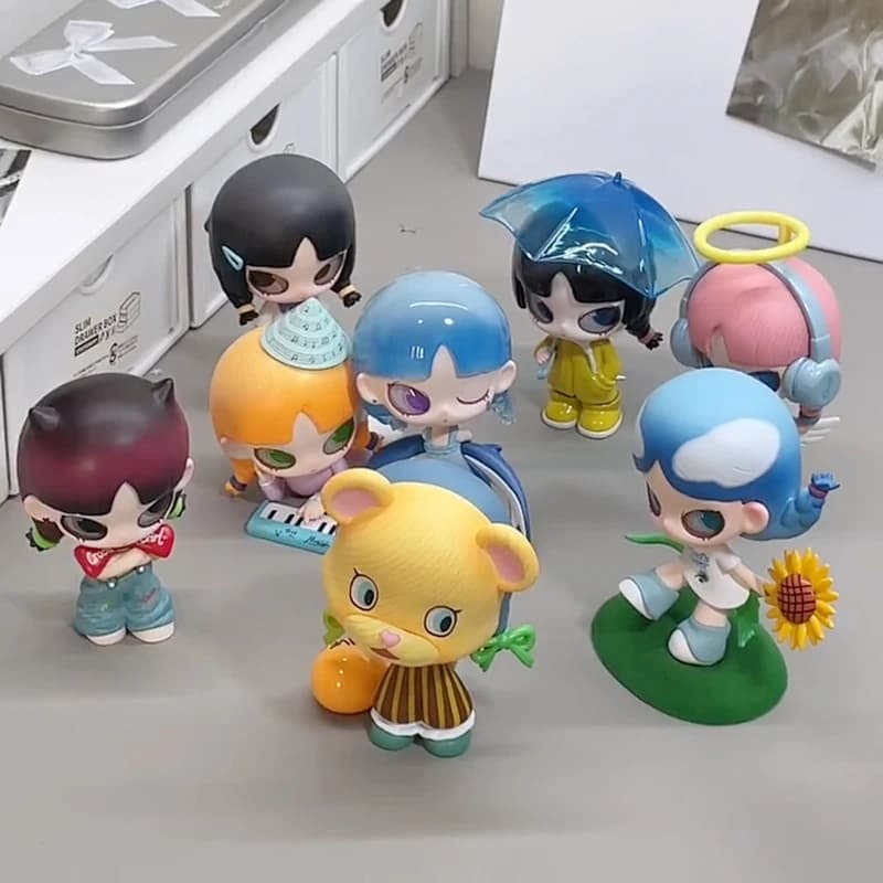 Inn Blind Box Serie I Heard - Bambola a Sorpresa, Action Figure Carina, Mystery Box, Figura Anime Ragazza Kawaii, Sacchetto a Sorpresa, Giocattoli Regalo