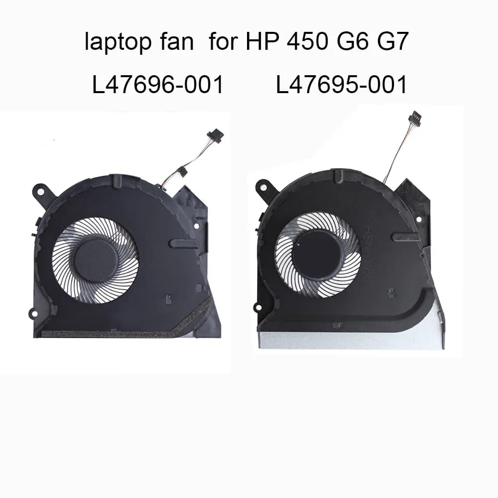 Ventola di raffreddamento della CPU del computer portatile per HP Probook 455R 450 G6 G7 HSN-Q17C HSN-Q16C ZHAN 66 Pro 15 G2 G3 L47695 L47696 001 0FL0A0000H