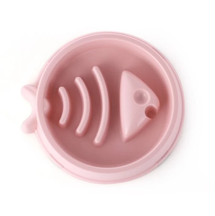 Ciotola per cibo lento per animali domestici 1PC Ciotola per cani antisoffocamento Ciotola per cibo lento per lisca di pesce, piatto per leccare, mangiatoia per animali domestici