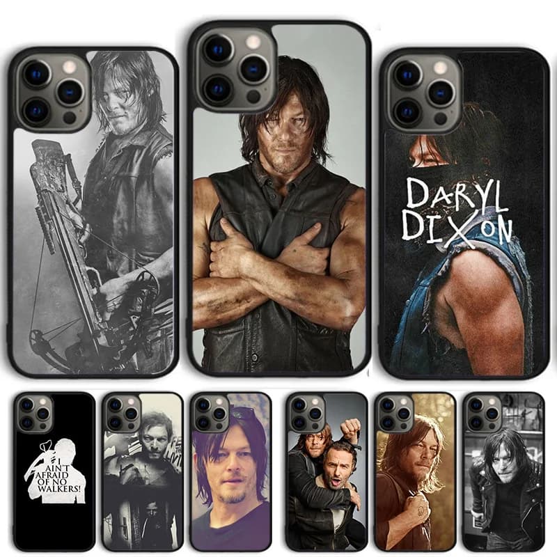 The Walking Dead Daryl Dixon Coque Shell For iPhone 17 Air 15 16e 14 13 12 Pro Max 18 Pro Max Plus Phone Case Cover