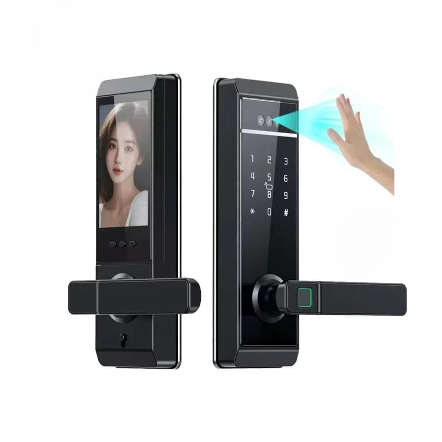 Telecamera digitale per impronte digitali Serratura intelligente per porta Palm Face Recognition Lock Cerradura Inteligente Smart Lock