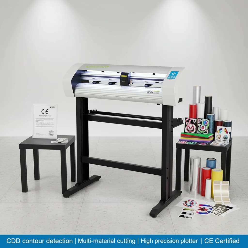Plotter da Taglio Automatico di Alta Precisione per Etichette Adesive, Trasferimento Termico e PPF con Sistema Visivo CCD - Taglierina per Vinile