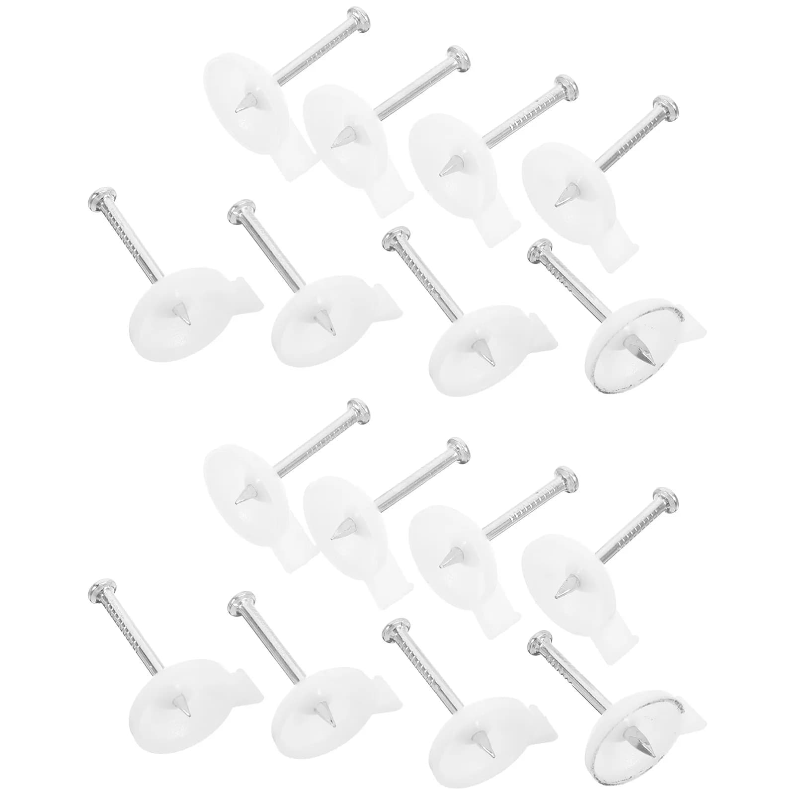 Wall Nail Fixing Tool 45Pcs Large Head Nails for Curtains Wallpaper Fabric Wall Decor and Cable Management