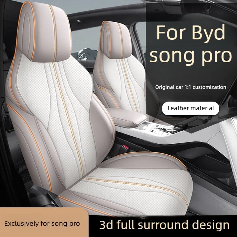 Car seat covers, complete set 5 seats for BYD Song Pro DM-i 2022 2023 2024, fully covered seat cushion, car seat protection.