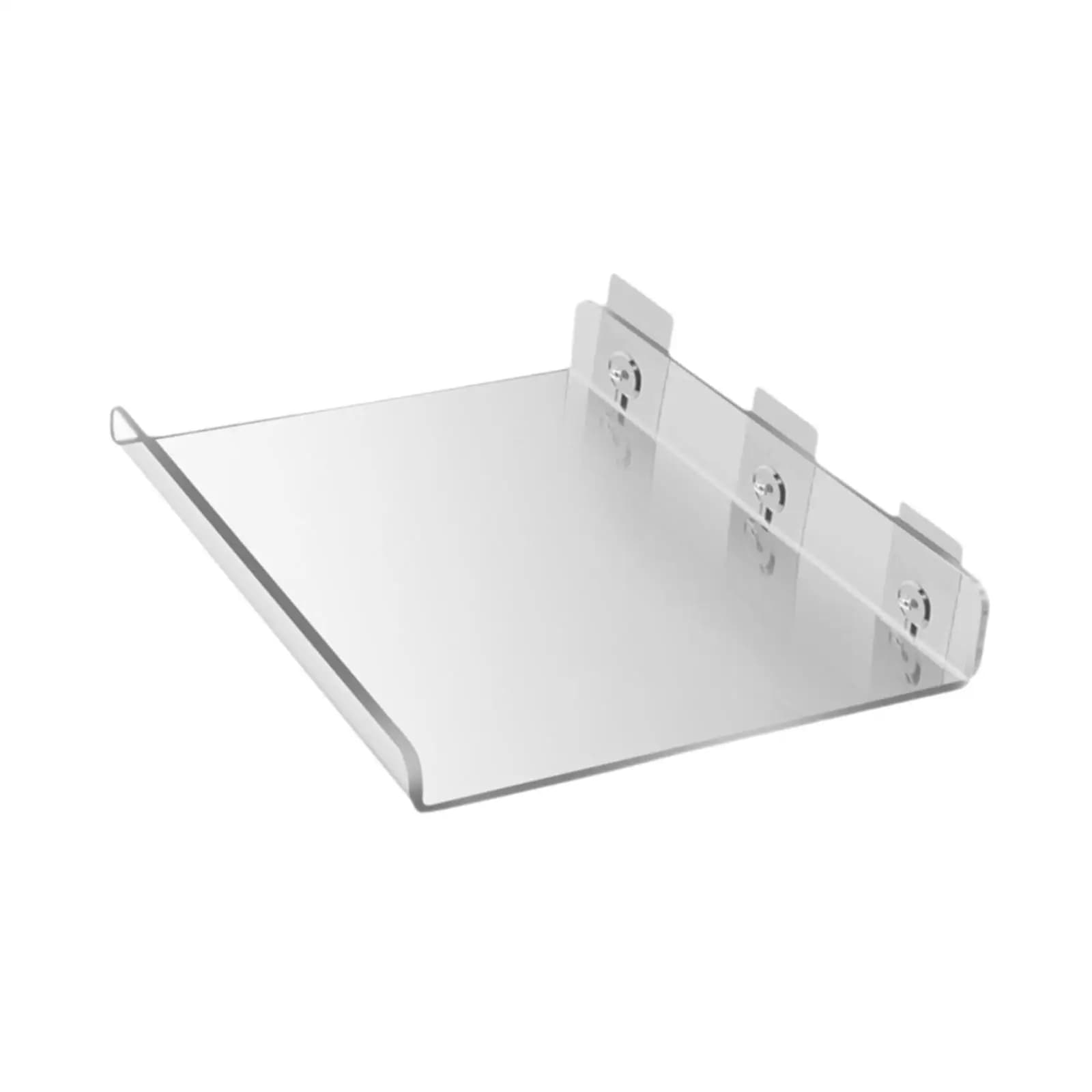 Wall Mounted Acrylic Shelf Storage Rack Practical Makeup Display Stand Simple Style Organizer for Toilet Laundry and Living Room